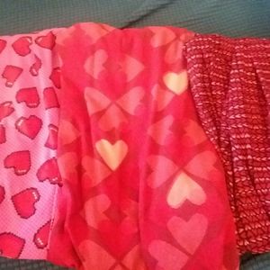 LuLaRoe Heart Legging Lot TC